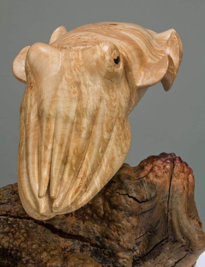 handmade cuttlefish sculpture