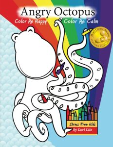 angry octopus coloring book